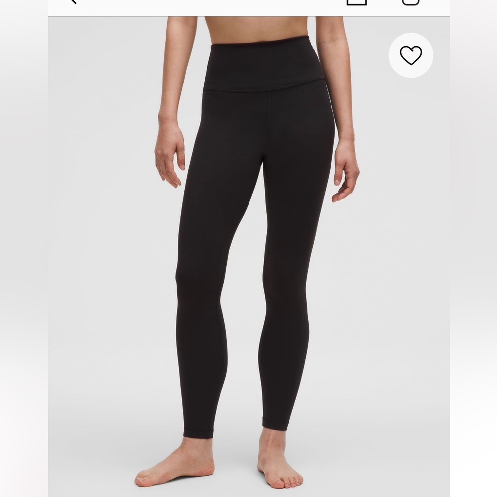 Women’s double lined lululemon Black Leggings